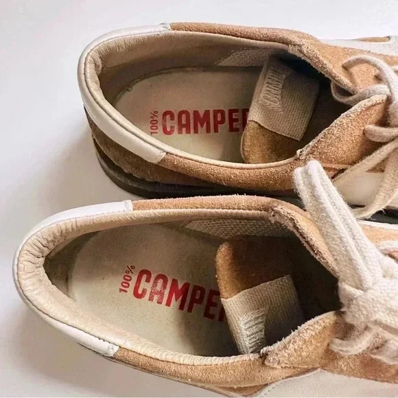 Camper Brothers Sport Vintage Leather Hand Stitched Shoes